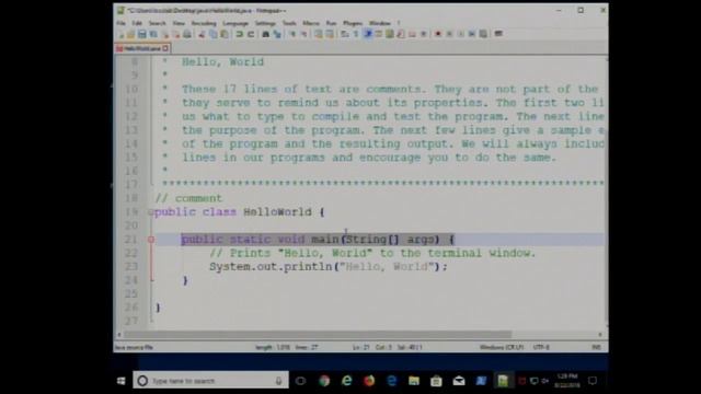 CISS226 - Java - Fall 2018 - Week 1, Lecture 2 - August 22, 2018 смотреть онлайн