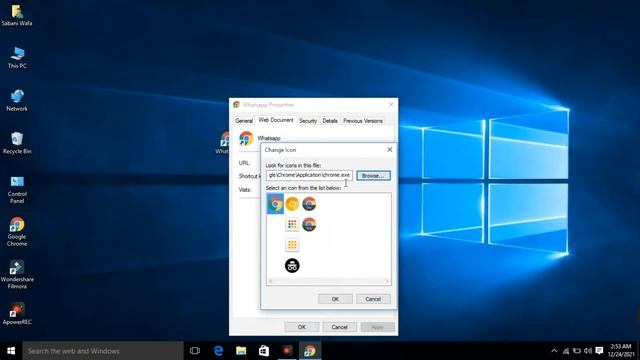 How To Add Whatsapp Icon On Desktop | PC & Laptop Mein Whatsapp Ko Desktop Par Kaise Laen | MTC?