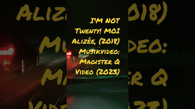 Moi Alizée, (2018) I'm not twenty !  - Music video: Magister Q Video (2023)