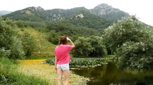 Монастырское (Ведьмино) озеро на горе Бештау