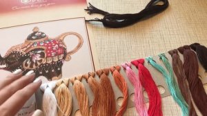 Обзор набора Чайный слоник /Фирма Овен/Вышивка крестиком