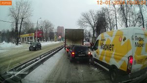 Авария 12.01.2024 Люберцы поворот на Томилино
