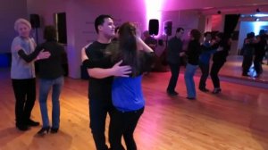 Cha cha class with Victor at the Mango Friday night on April 25th 2014