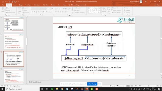 JDBC Tutorial for beginners -  Create table in Oracle database from a java application