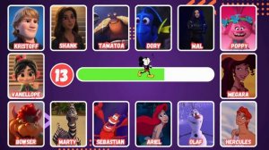 Guess Who's Singing 🎤🎶 | Disney Song Quiz Challenge | frozen ,Moana, Rapunzel, Mirabel, Snow White