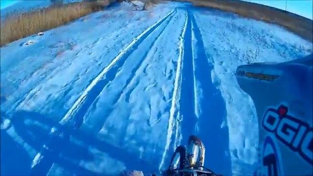 Последний выезд без шипов+падение. kayo-140 смотреть онлайн