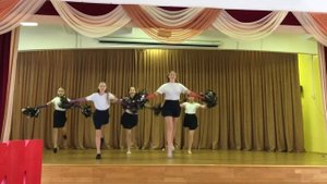 Черлидинг, команда школы #544 #cheerleading #танцы #выступление #dance