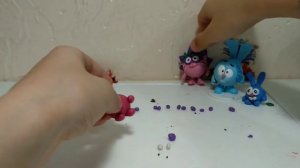 Как слепить Кроша и Ёжика из Смешариков