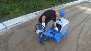 Виброплита Дизельная Реверсивная WEBER CR 7 Обзор и Тест. Строительное Оборудование.