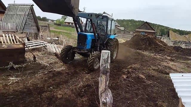 сверх усиленный самодельный кун с ковшом уборка навоза мтз смотреть онлайн