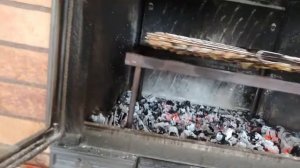 Шашлык в камине