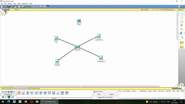 Принципы работы коммутатора - построение таблицы коммутации
