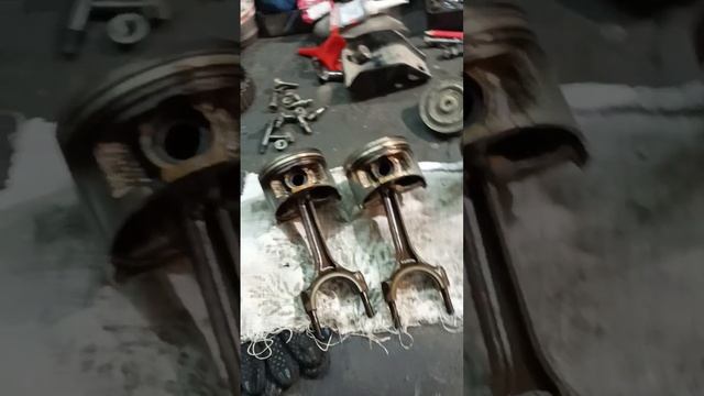 Ремонт двигателя Honda CRV #B20B смотреть онлайн