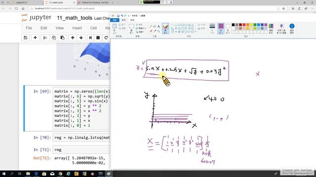 Python for Finance 32. Mathematical Tools-2: 以迴歸法 (續) 與內插法近似函數 (recorded on 201907010) смотреть онлайн
