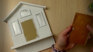 Супер ИДЕЯ: ключница для декора ДОМА из картона и шпатлевки СВОИМИ РУКАМИ