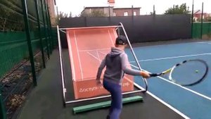 теннис стенка для начинающих.