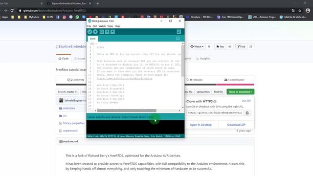 FreeRTOS With Arduino Tutorials 1 - Setting Up FreeRTOS on Arduino