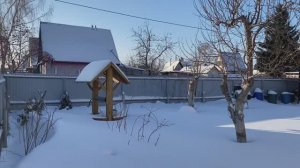 Дача зимой 2024. Обзор и опять скидываю снег с крыши террасы.