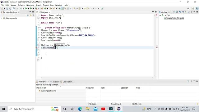 How to make JButton | Java Swing Components | GUI in Java смотреть онлайн
