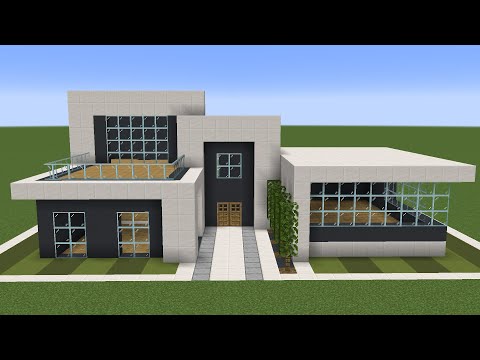 Майнкрафт - Как построить простой кварцевый дом. Minecraft смотреть онлайн