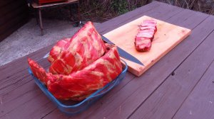 Рецепт вкусных ребер горячего копчения.