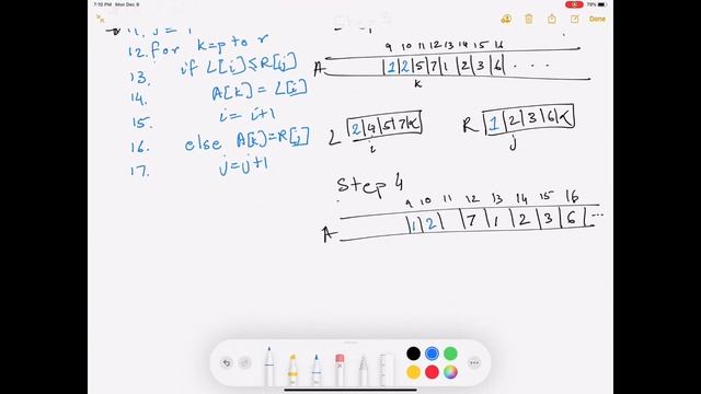 Merge Sort using Divide and Conquer смотреть онлайн