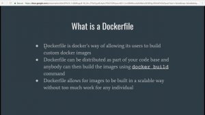 What is a Dockerfile