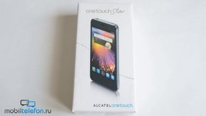 Распаковка Alcatel One Touch Star: включение и запуск (unboxing)