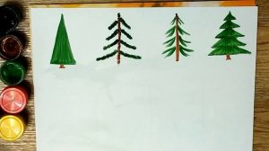 ЁЛКА. Как нарисовать ёлку для детей (7 вариантов). Tree Рисуем вместе