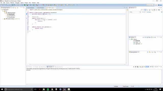 Bloque J. Concurrente 5.1: Tipos Atomicos смотреть онлайн