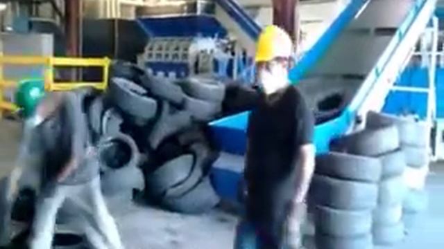 Станок для резки шин,оборудование обработки шин в крошку,дробилки резки изношенные шины