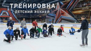 Детская тренировка по хоккею. Видеосъемка спортивных мероприятий в СПб