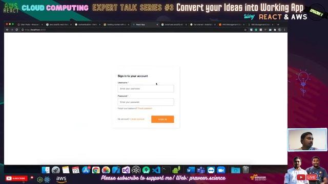 Expert Talk: Convert your Ideas into working Real Time app with React & Amazon #AWS Amplify | S01E0 смотреть онлайн
