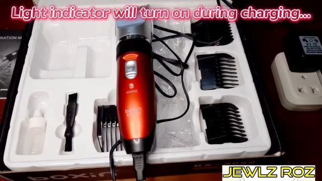BX-8088 Boxin Professional Hair Clipper Unboxing And Tutorial | Rechargeable & Wireless Hair Clippe