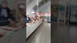 ДНР, Макеевка сегодня. Центральный рынок. Красный базар. Февраль 2020 года. DPR, Makeevka today.