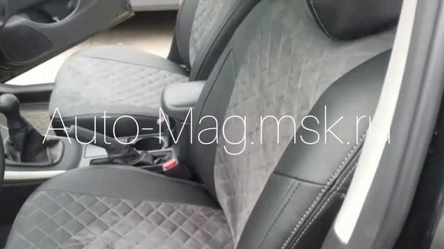 Toyota Corolla 2008 | Чехлы на сиденья из экокожи | Фабрика Автопилот смотреть онлайн