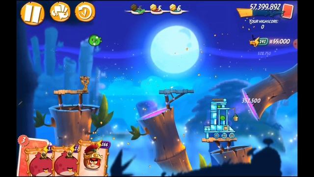 Angry Birds 2 AB2 Mighty Eagle Bootcamp (MEBC) - Season 26 Day 46 (Bubbles + Stella) смотреть онлайн