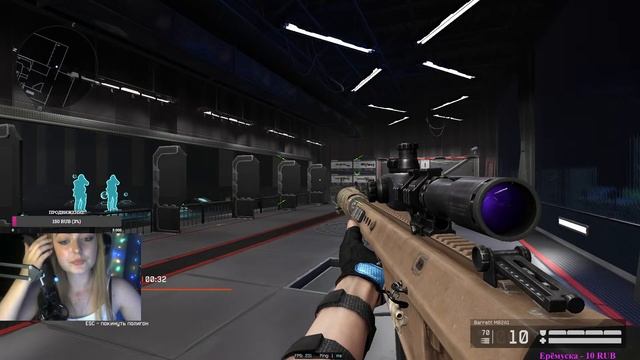 #Warface Девушка играет в WARFACE??Стрим с вебкой смотреть онлайн
