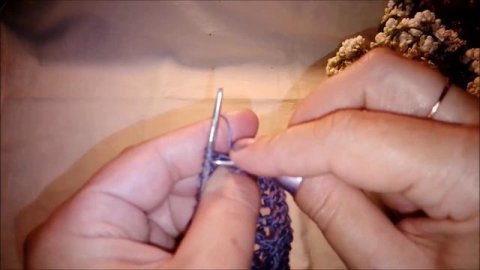 Вяжем оригинальный узор " Прошва"#вязаниеспицами#узорвкопилку