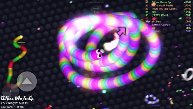 Slither.io A.I. 001 Strong Bad Snake Skin Hacked vs. 151617 Snakes Epic Slitherio Gameplay #318