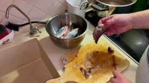 Жаренная плотва без костей