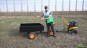 Самый доступный ездовой адаптер с телегой для мотоблока.