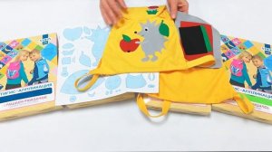 Украшение рюкзачка / Стигис аппликация/ Аппликация из ткани / Наборы творчества для ребенка