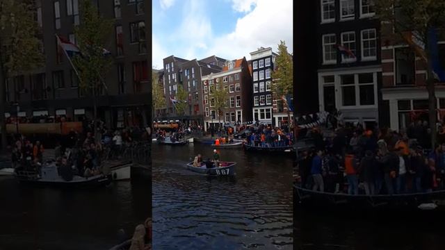 Kings day 2017 Amsterdam Herengracht