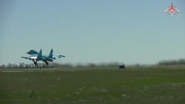 Боевая работа Су-34 ГрВ «Центр»