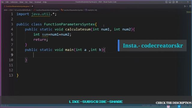Function Parameters In Java ?| #java #video #viralvideo