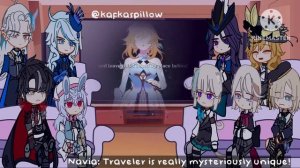 ??||Fontaine Characters React to: Traveler//Lumine +Random TT||??