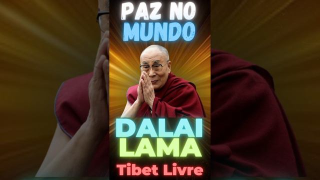 Dalai Lama | Paz no Mundo | FreeTibet #NobeldaPaz #China #TenzinGyatso #Bodisatva budismo buda Índi