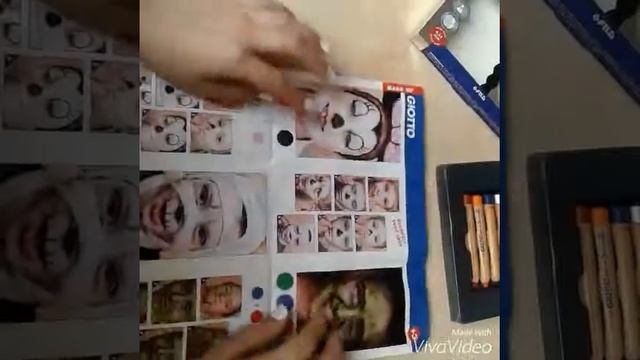 Распаковка карандашей для рисования аквагрим Giotto смотреть онлайн