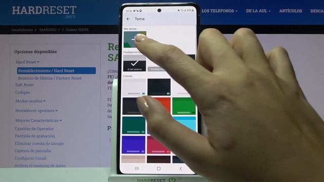 Cómo cambiar el tema de teclado en SAMSUNG Galaxy S20 FE - cambiar el color del teclado смотреть онлайн